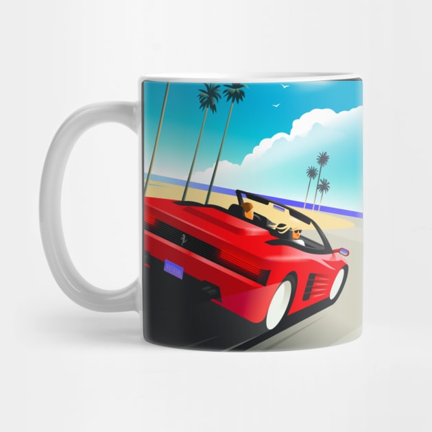 Outrun by Ricard Jorge illustration